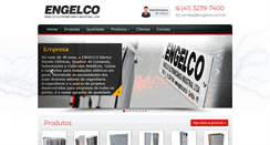 Desktop Screenshot of engelco.com.br